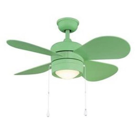 Home Decorators Collection Padgette 36 inch LED Green Ceiling Fan - Picture 5 of 6